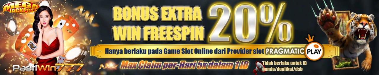 Bonus EVENT FREESPIN 20%  Pastiwin777